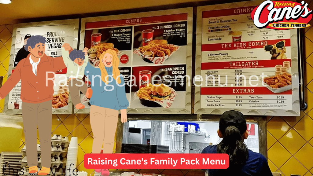 Raising Cane's Family Pack Menu With Prices